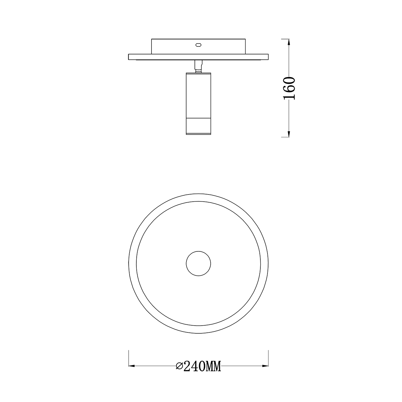 20046SMA/01LED WH