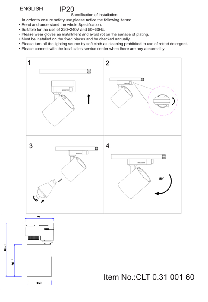 CLT 0.31 001 60 BL-BZ